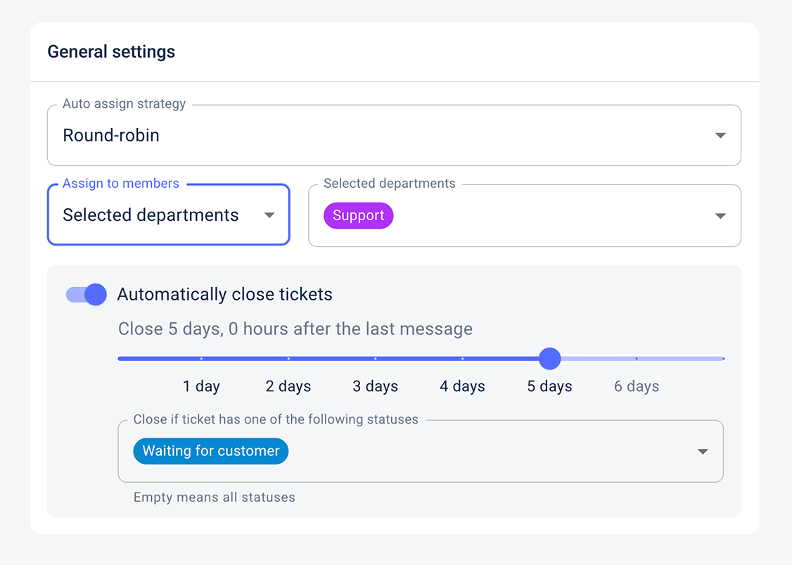 AI intent routing mockup